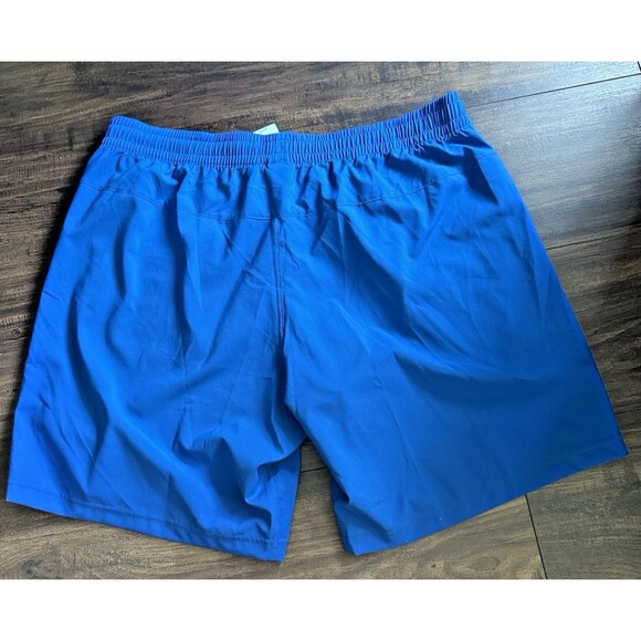Reebok Men's Regular-Fit Moisture-Wicking 9" Drawstring Shorts Royal Blue S - Picture 7 of 7